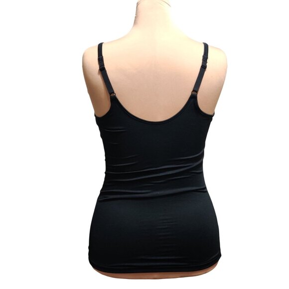 Maidenform XL Womens Top Black Shaping Camisole W83070 Adjustable Stretch Smooth - Picture 3 of 12